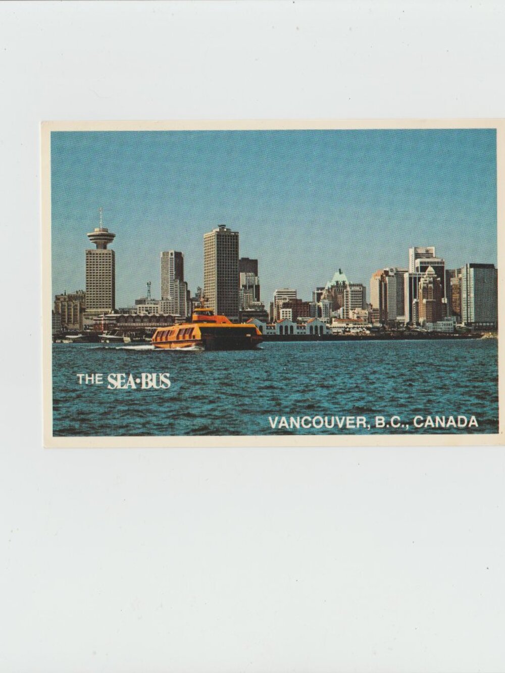Postcard The Sea Bus Vancouver, B.C., Canada